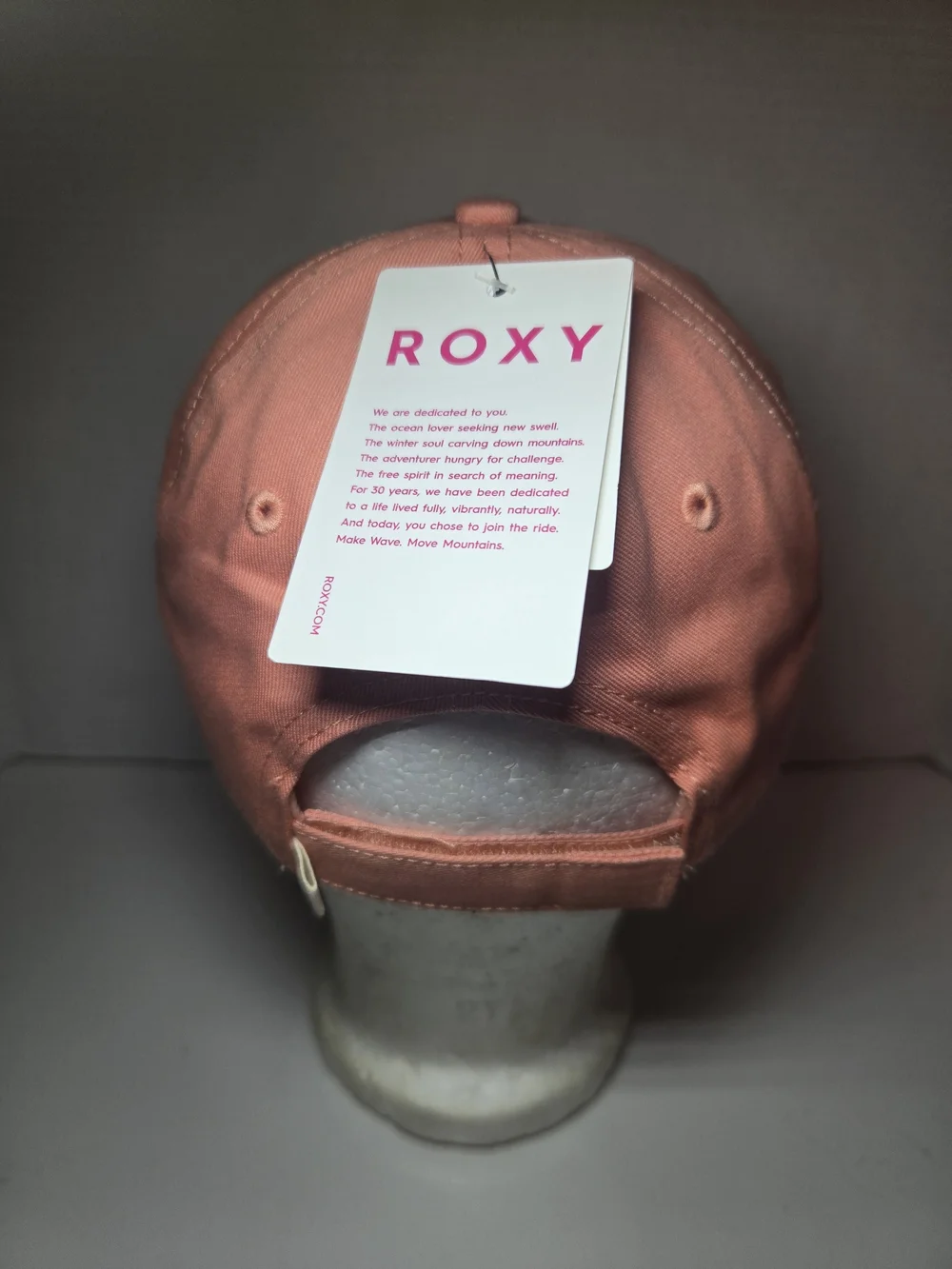 Pink Script Roxy Baseball Cap - Picture 3 of 6